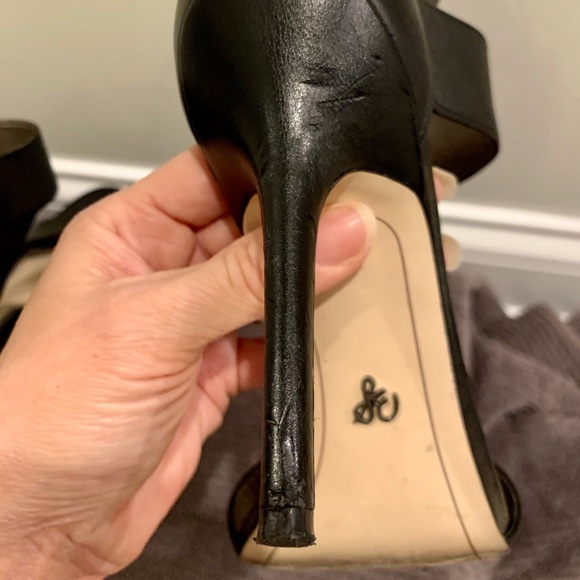 EUC Sam Edelman Addie Heels in Black - Picture 6 of 8